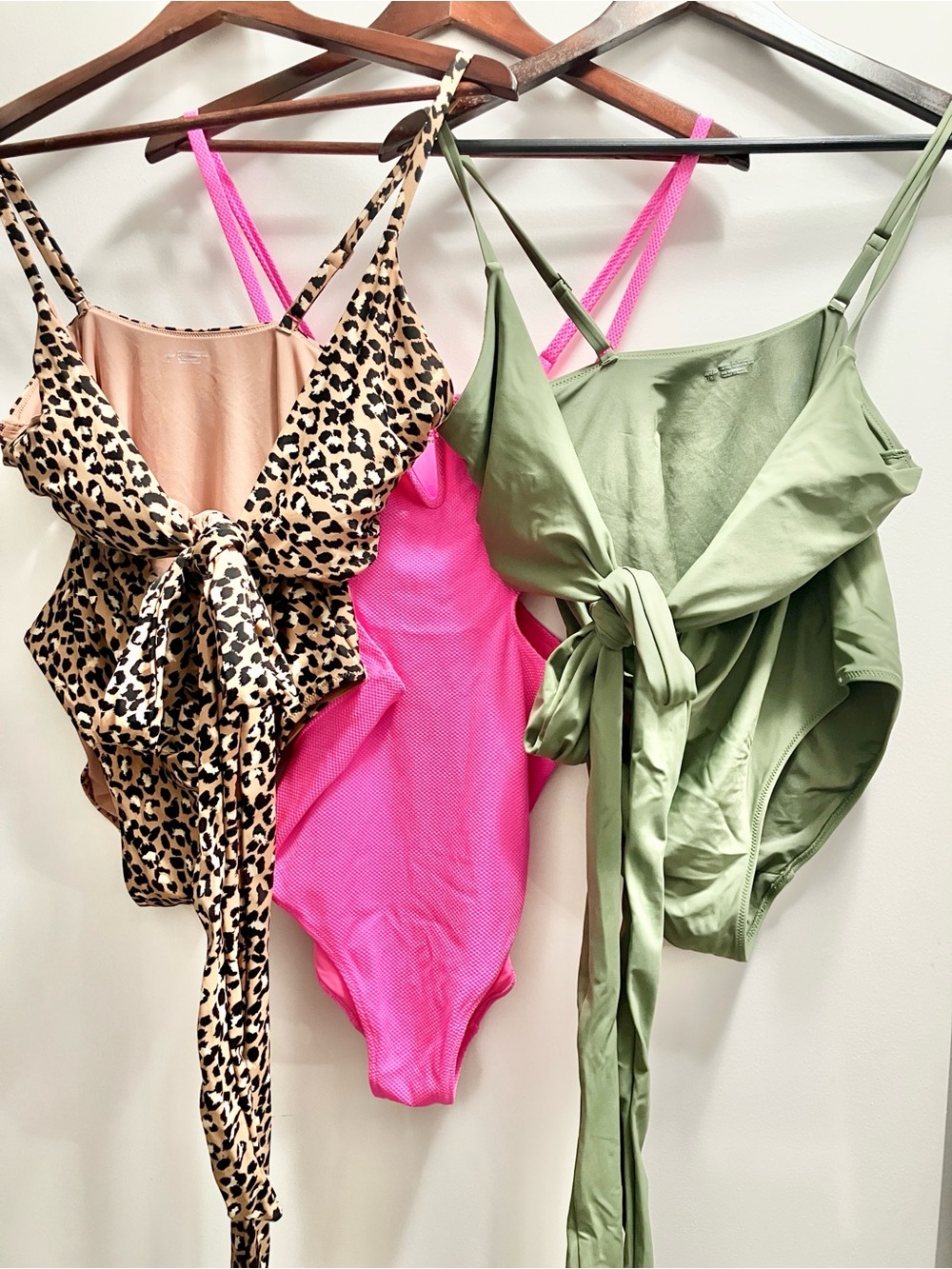 Aerie full coverage size LARGE One-Piece Swimsuits (set of 3)